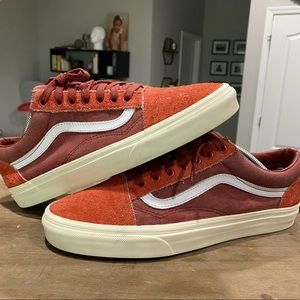 Old Skool Vans x J. Crew Red